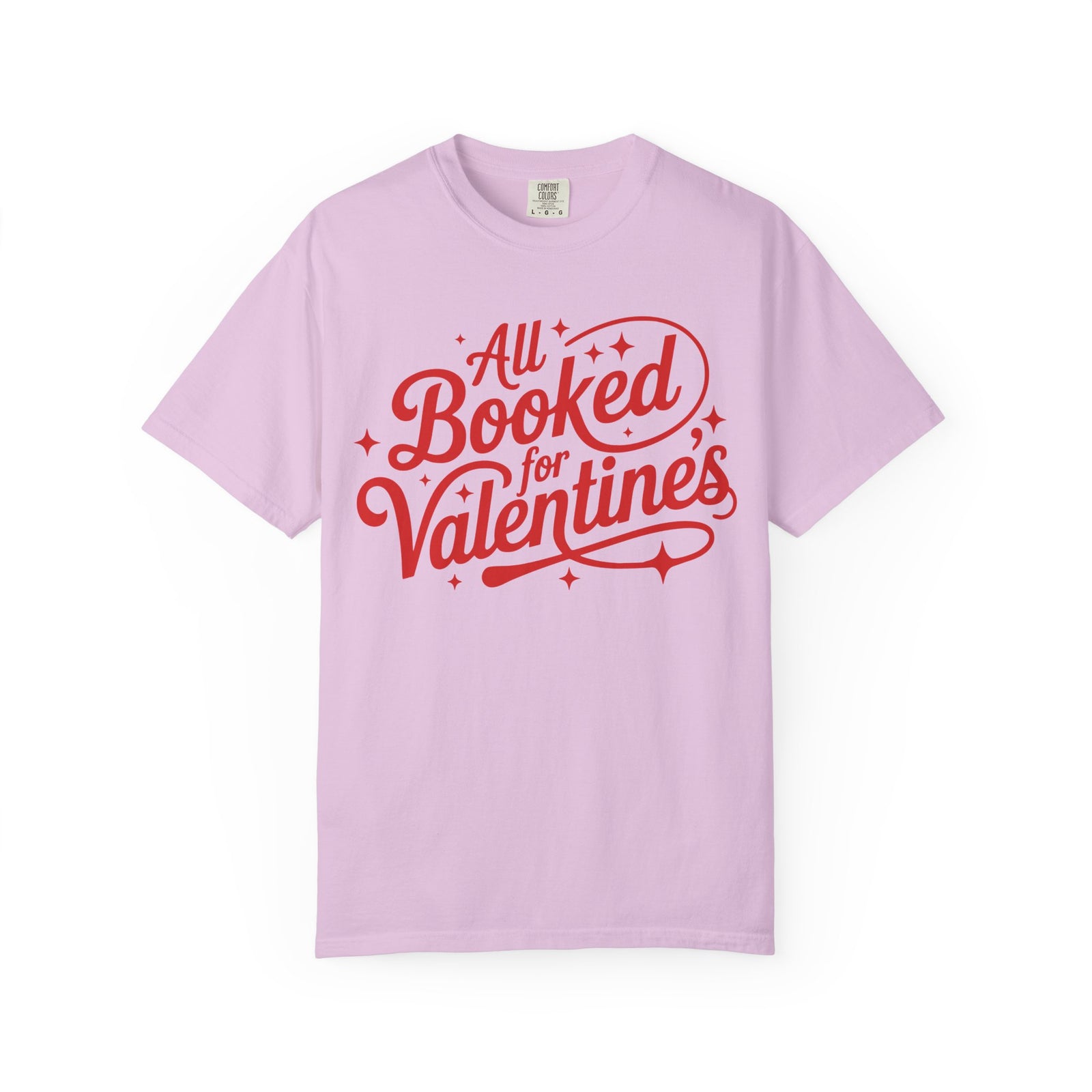 All Booked For Valentine's Book Lovers Graphic T-Shirt Unisex Short Sleeve Tee - Sydney So Sweet