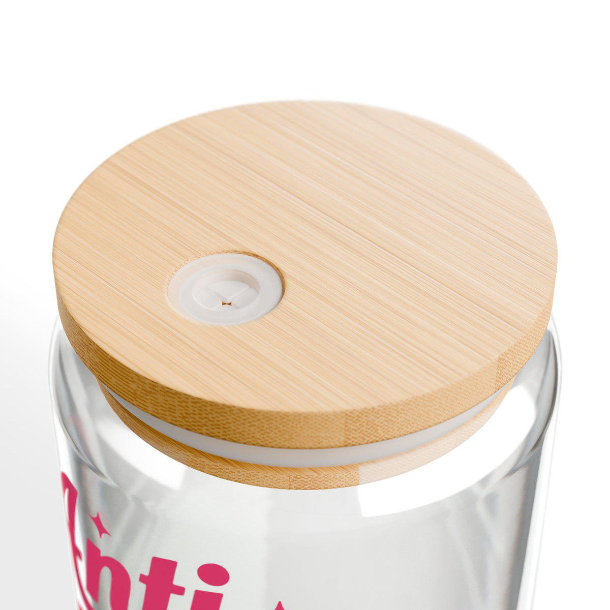 Anti Social Moms Club Sipper Glass 16oz Reusable Drink Jar with Lid & Straw