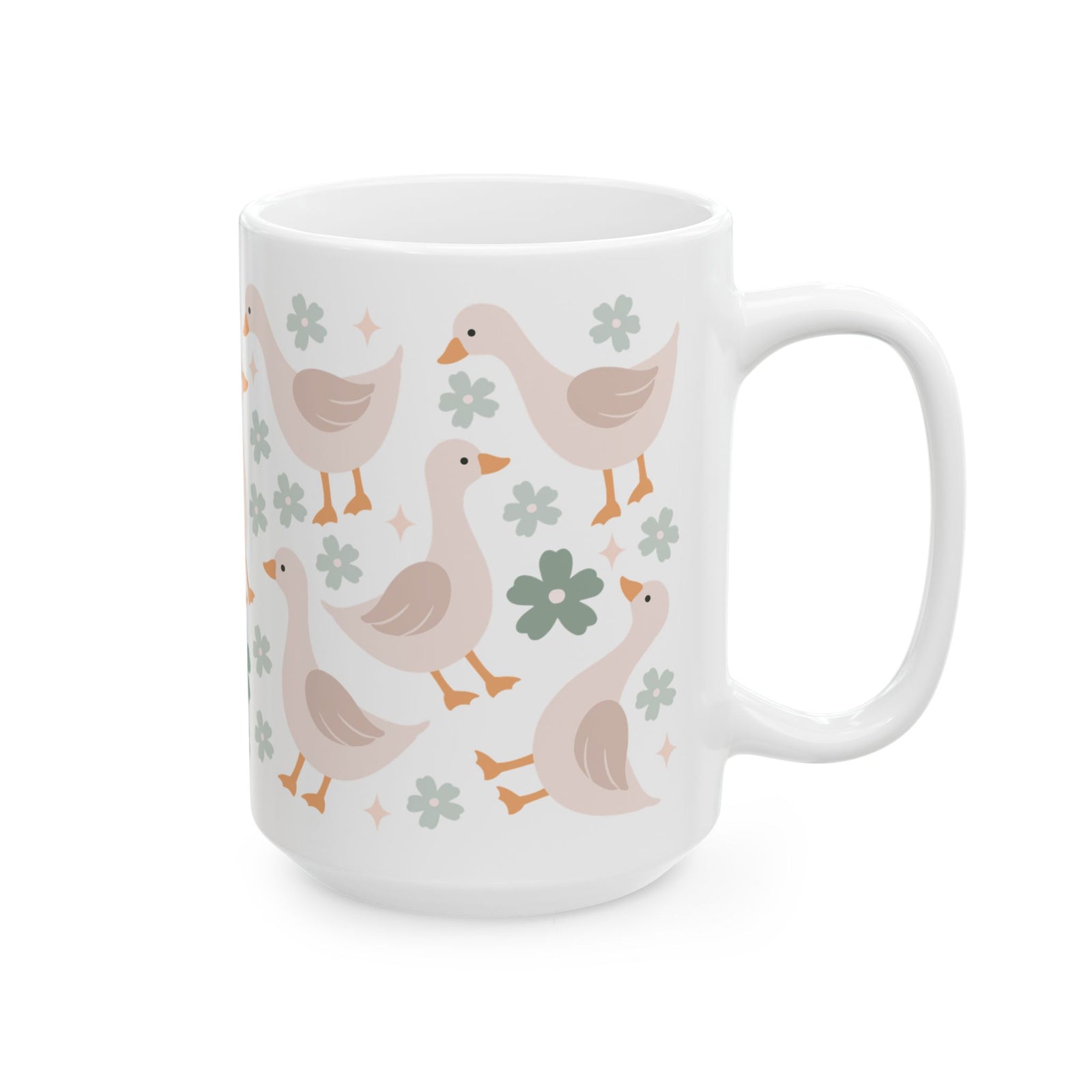 Duck Duck Cute Ceramic Mug Coffee Cup (11oz & 15oz) - Sydney So Sweet