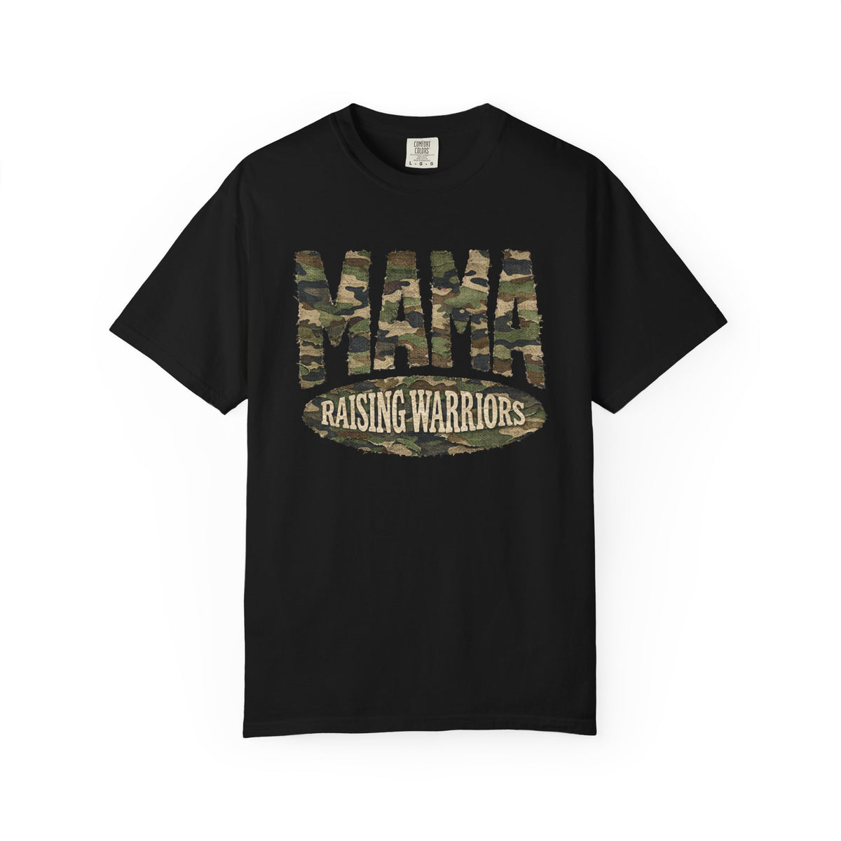 Mama Raising Warriors T-Shirt Camo Mom Graphic Tee