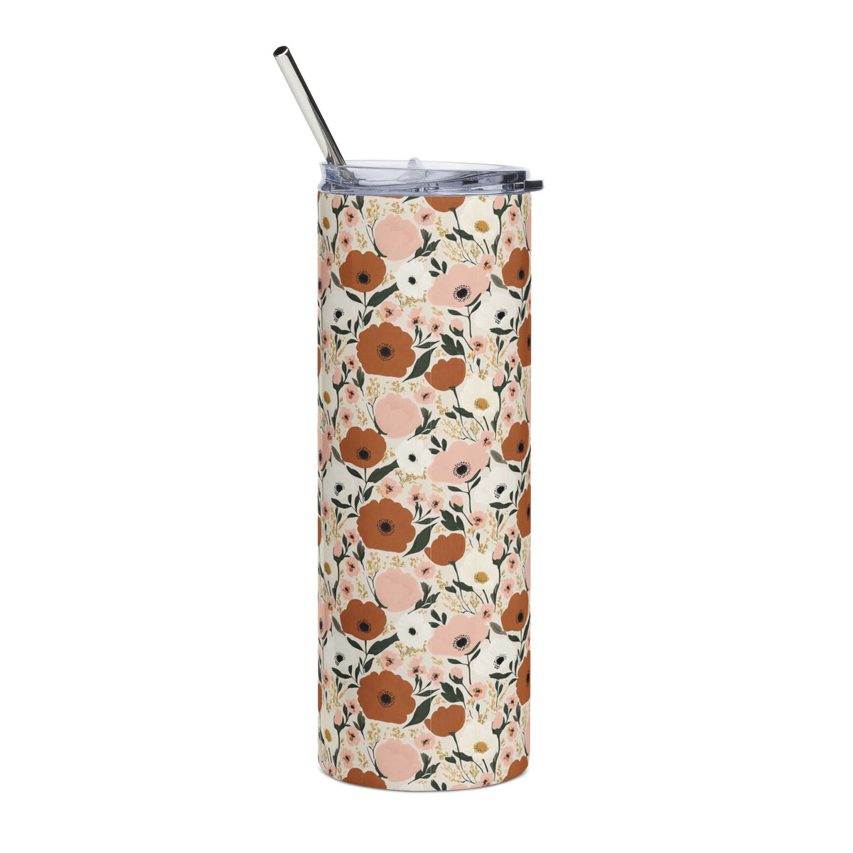 Such a Time as This 20oz Floral Cowgirl Stainless Steel Tumbler Travel Cup
