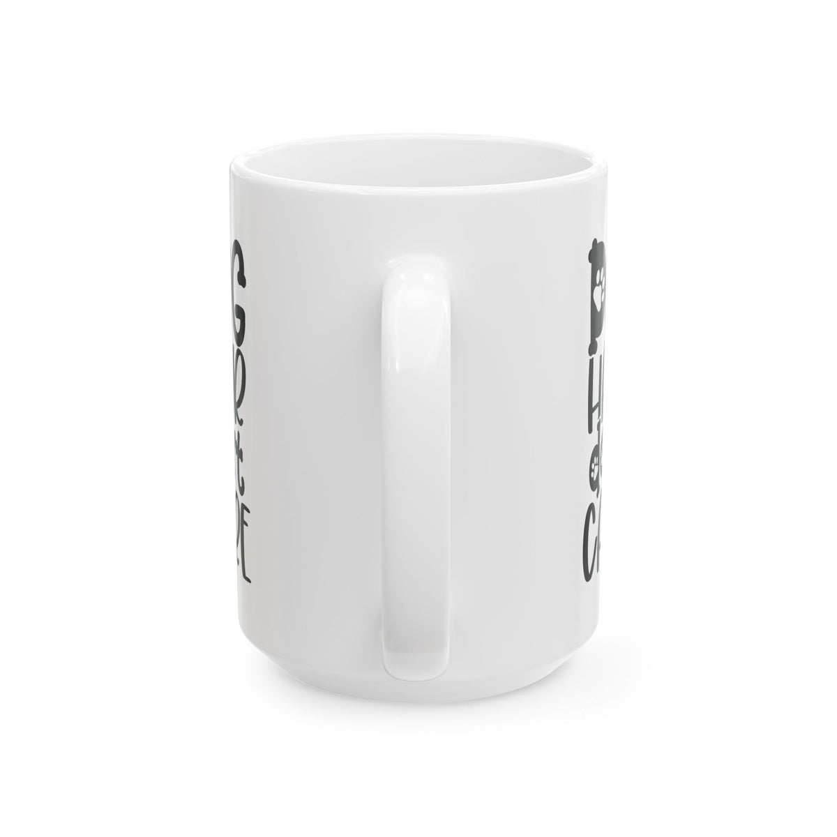 Dog Hair Don't Care Dog Mom Cute Ceramic Mug Coffee Cup (11oz & 15oz)
