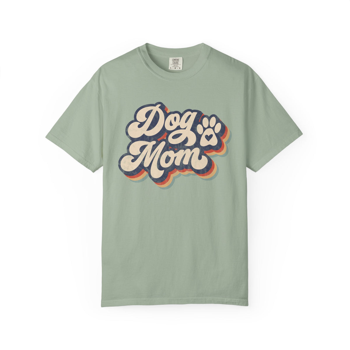 Retro Distressed Dog Mom T-Shirt Cute Dog Lover Tee