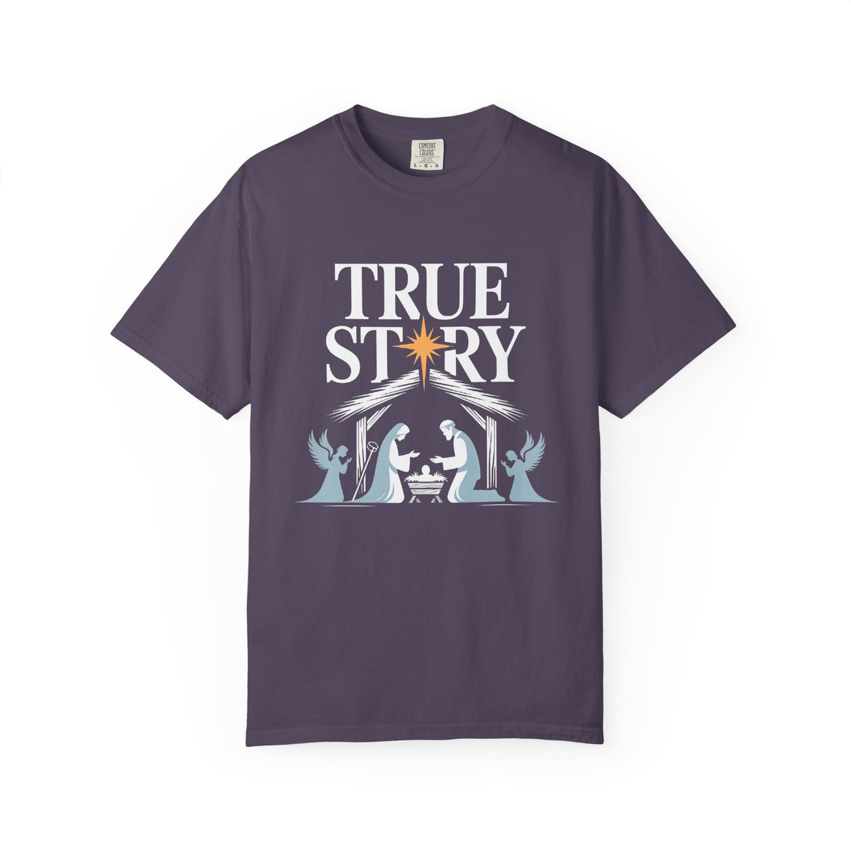 True Story Christmas Nativity Scene T-Shirt Christian Graphic Tee