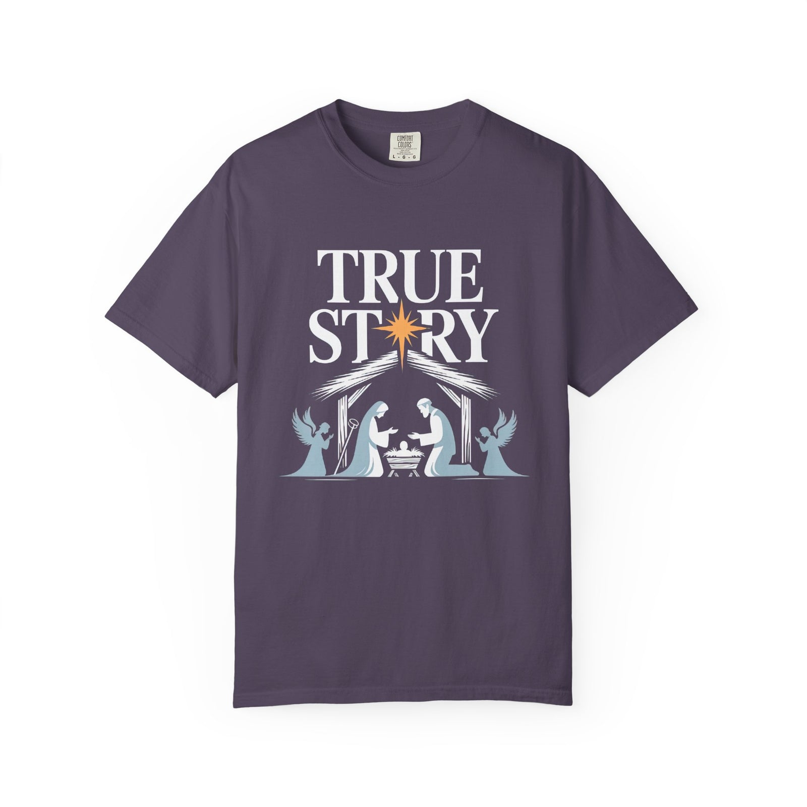 True Story Christmas Nativity Scene T-Shirt Christian Graphic Tee