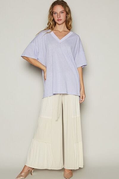 POL V-Neck Half Sleeve T-Shirt - Sydney So Sweet