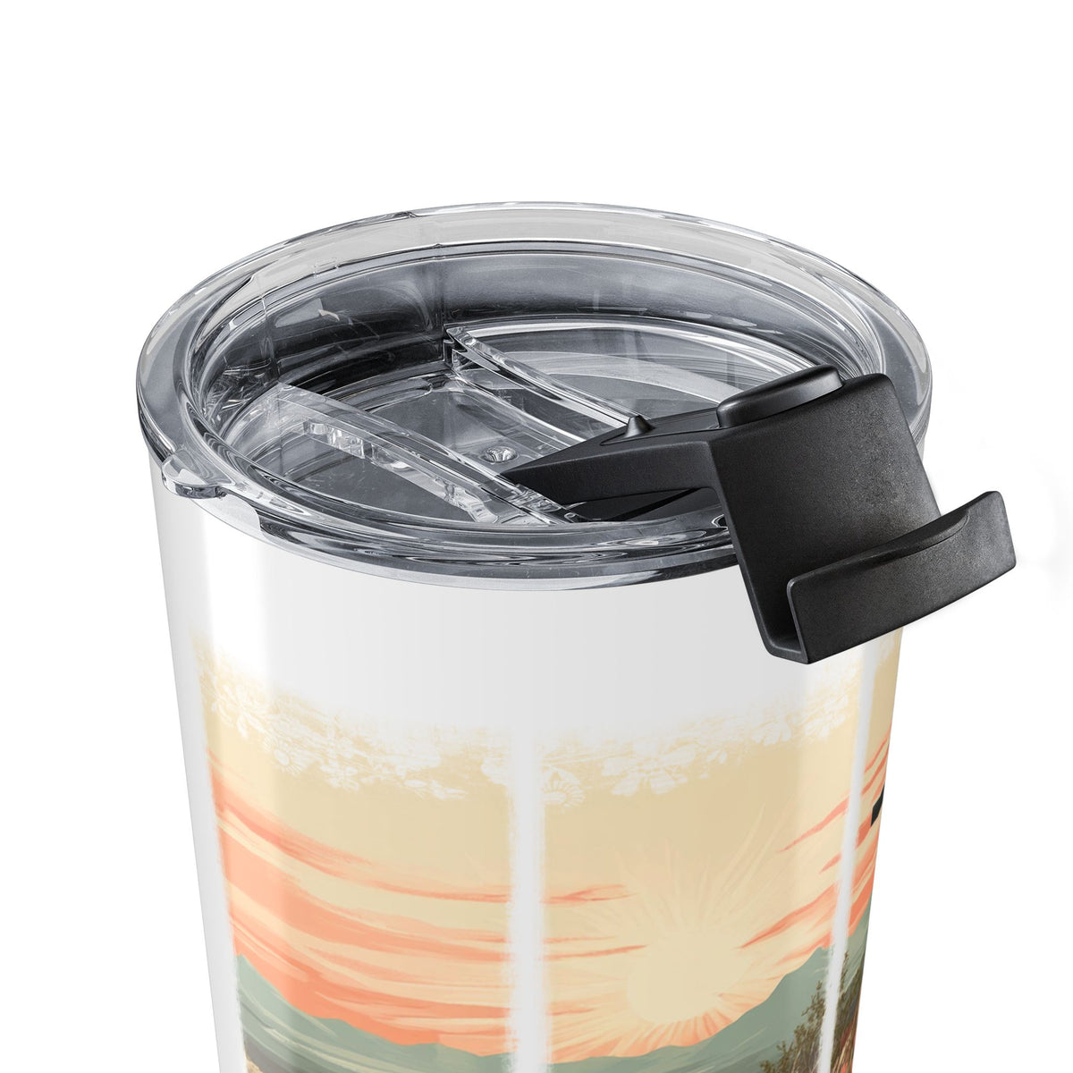 My Sin Was Great John 3:16 Floral Sunset 20oz Tumbler Christian Travel Mug