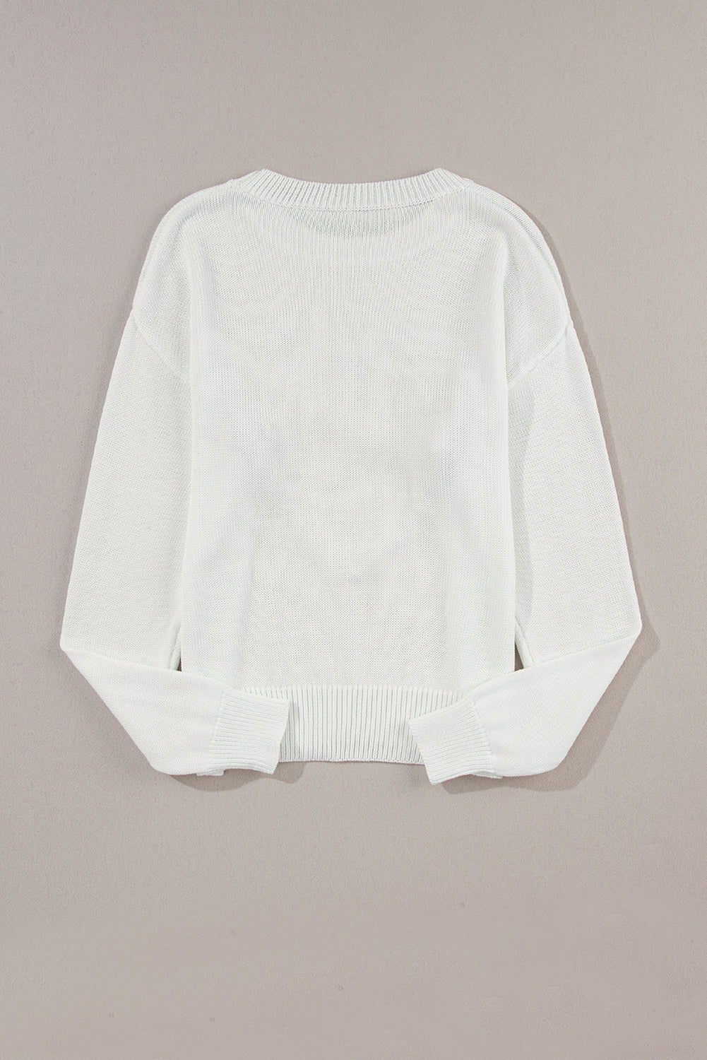 XOXO Round Neck Drop Shoulder Sweater - Sydney So Sweet