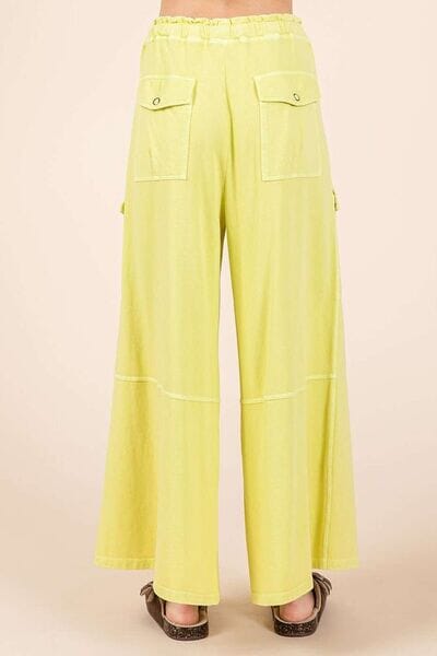 Mittoshop French Terry Cargo Wide Leg Pants - Sydney So Sweet