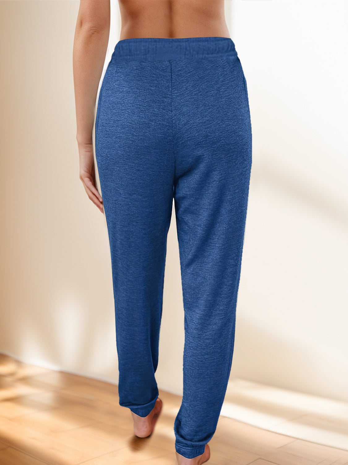 Full Size Drawstring Elastic Waist Joggers with Pockets - Sydney So Sweet