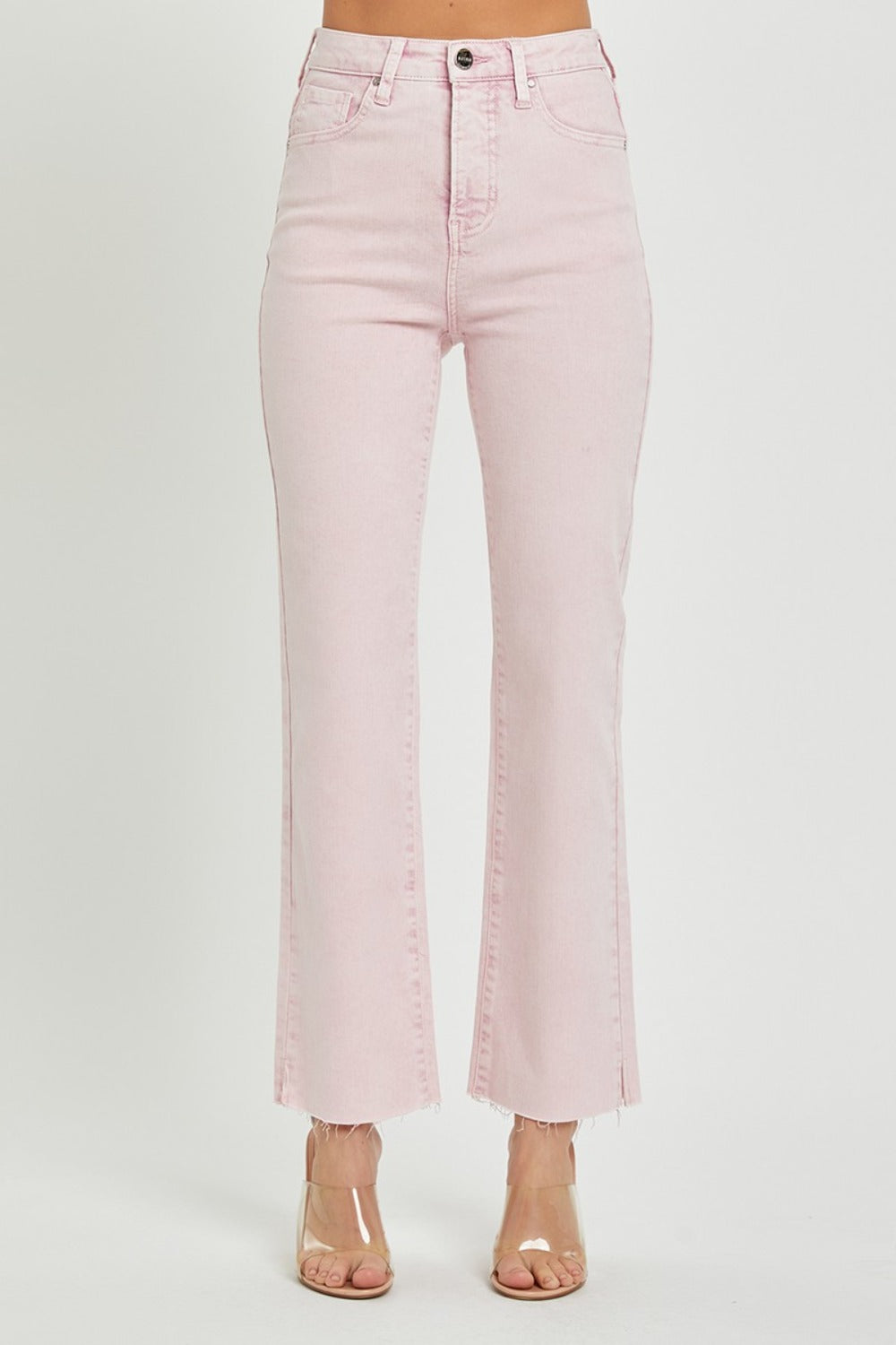 RISEN Full Size High Rise Tummy Control Straight Jeans - Sydney So Sweet