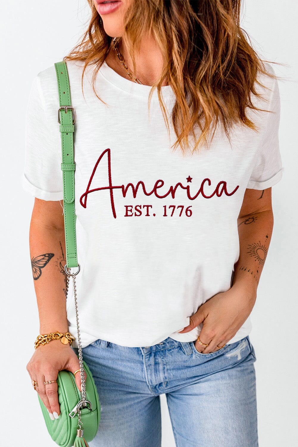 America Est 1776 Short Sleeve Women's Graphic T-Shirt - Sydney So Sweet