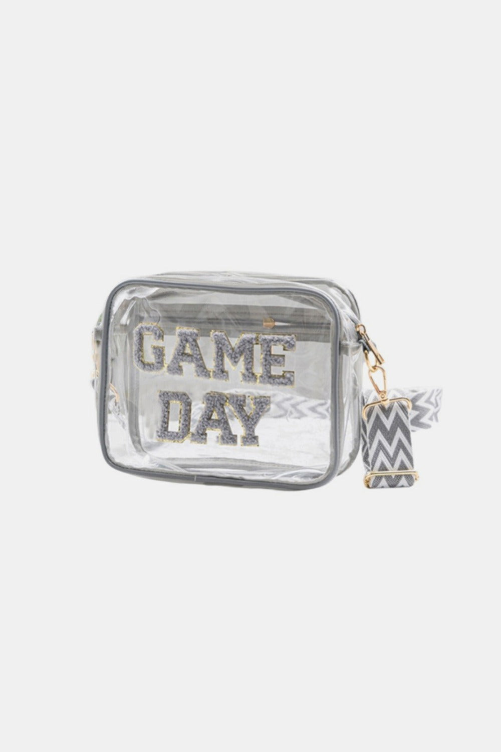 Zenana GAME DAY Stadium Approved Transparent Crossbody Bag - Sydney So Sweet