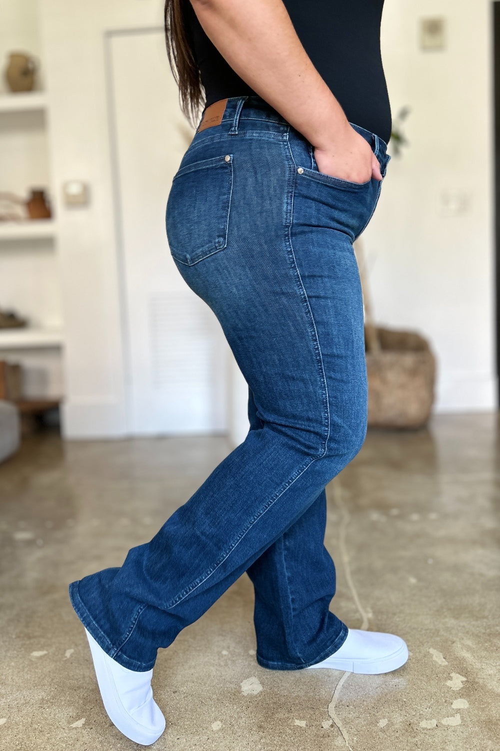 Judy Blue Full Size Tummy Control Straight Jeans - Sydney So Sweet