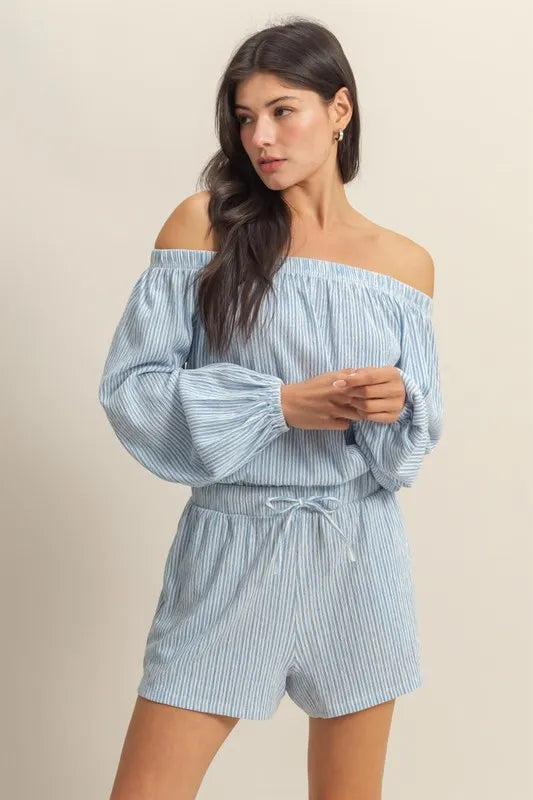 HYFVE Off Shoulder Top and Shorts Set - Sydney So Sweet