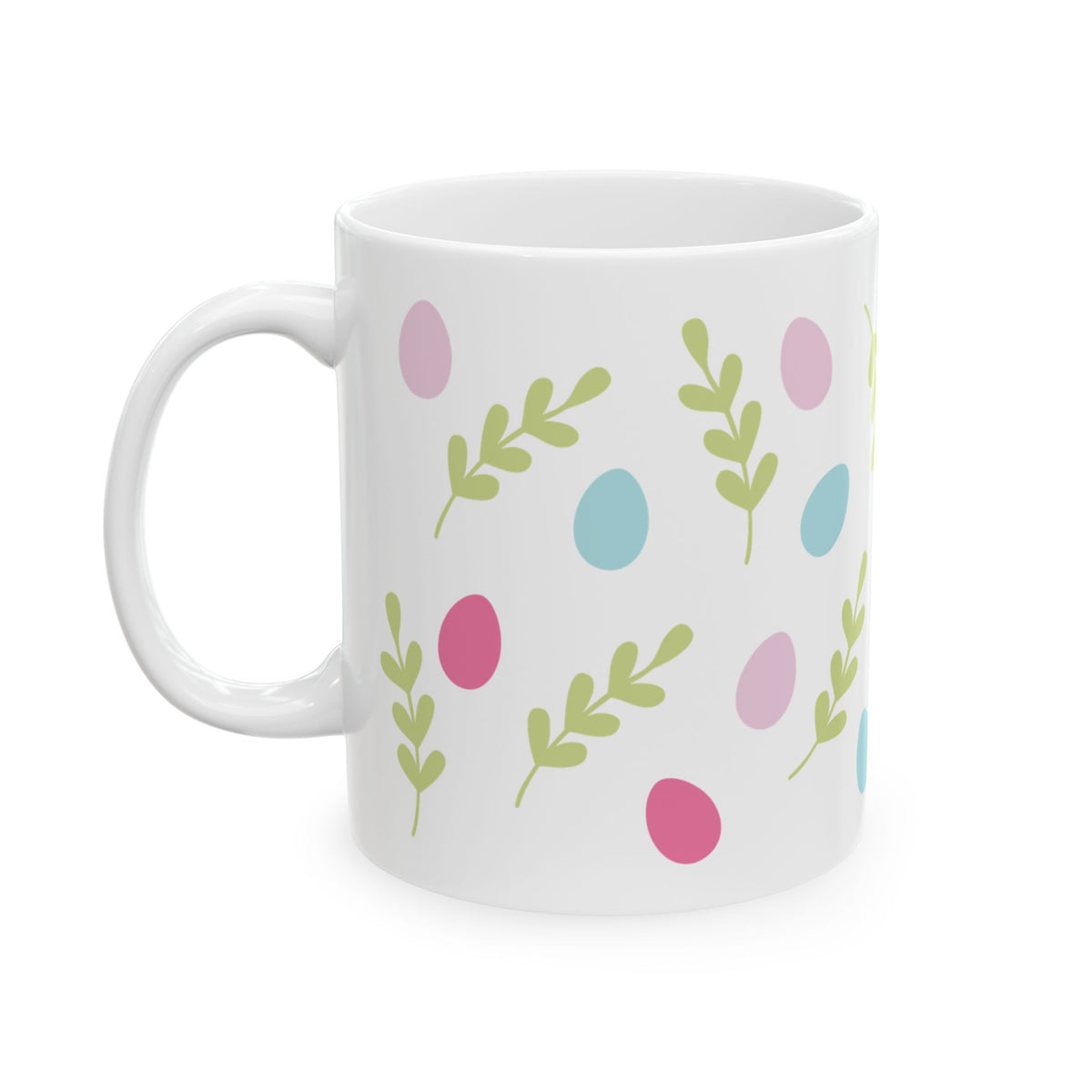 Egg Hunt Cute Ceramic Mug Coffee Cup (11oz & 15oz)