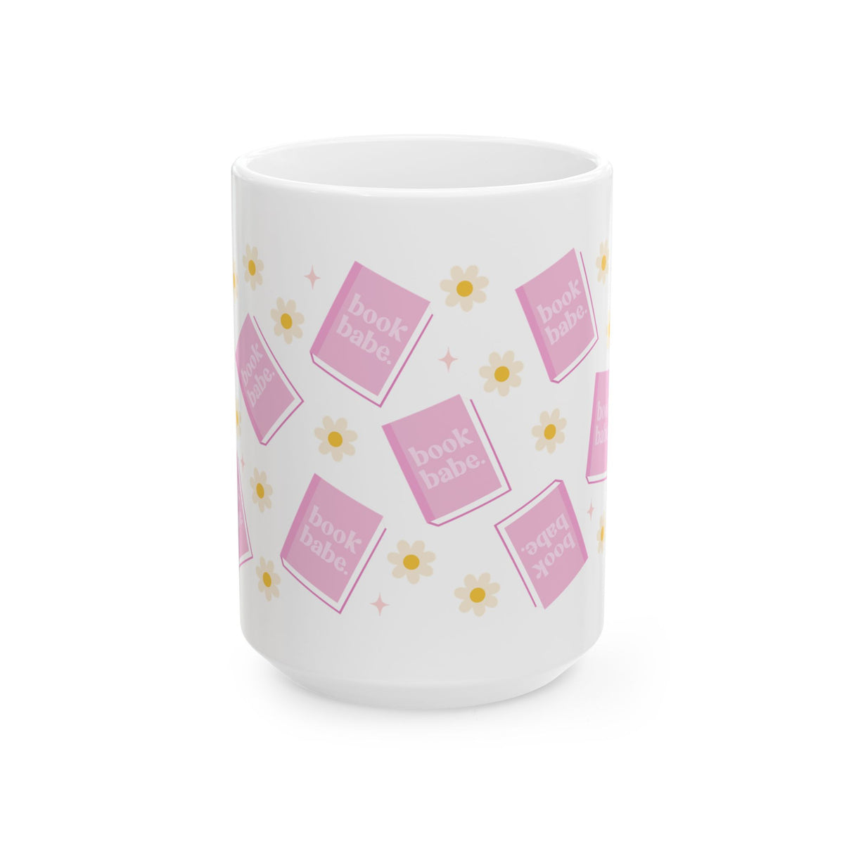 Book Babe Cute Ceramic Mug Coffee Cup (11oz & 15oz) - Sydney So Sweet