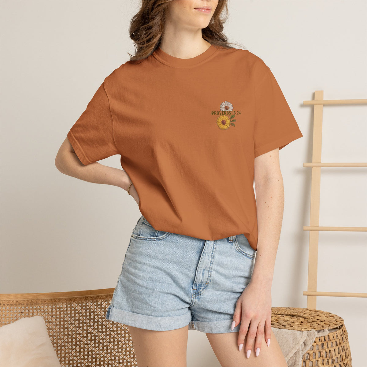 Kind Words are Like Honey T-Shirt Proverbs Bee Floral Tee