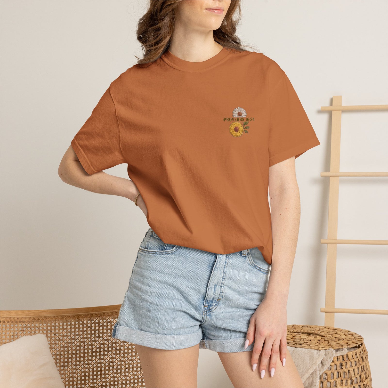 Kind Words are Like Honey T-Shirt Proverbs Bee Floral Tee