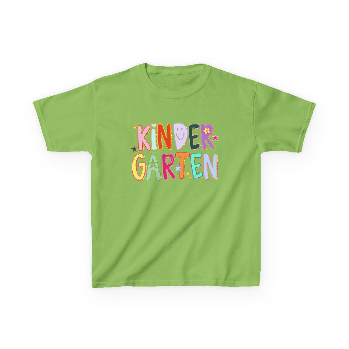 Kindergarten Kids T-Shirt Cute & Colorful Back to School Grade K Tee