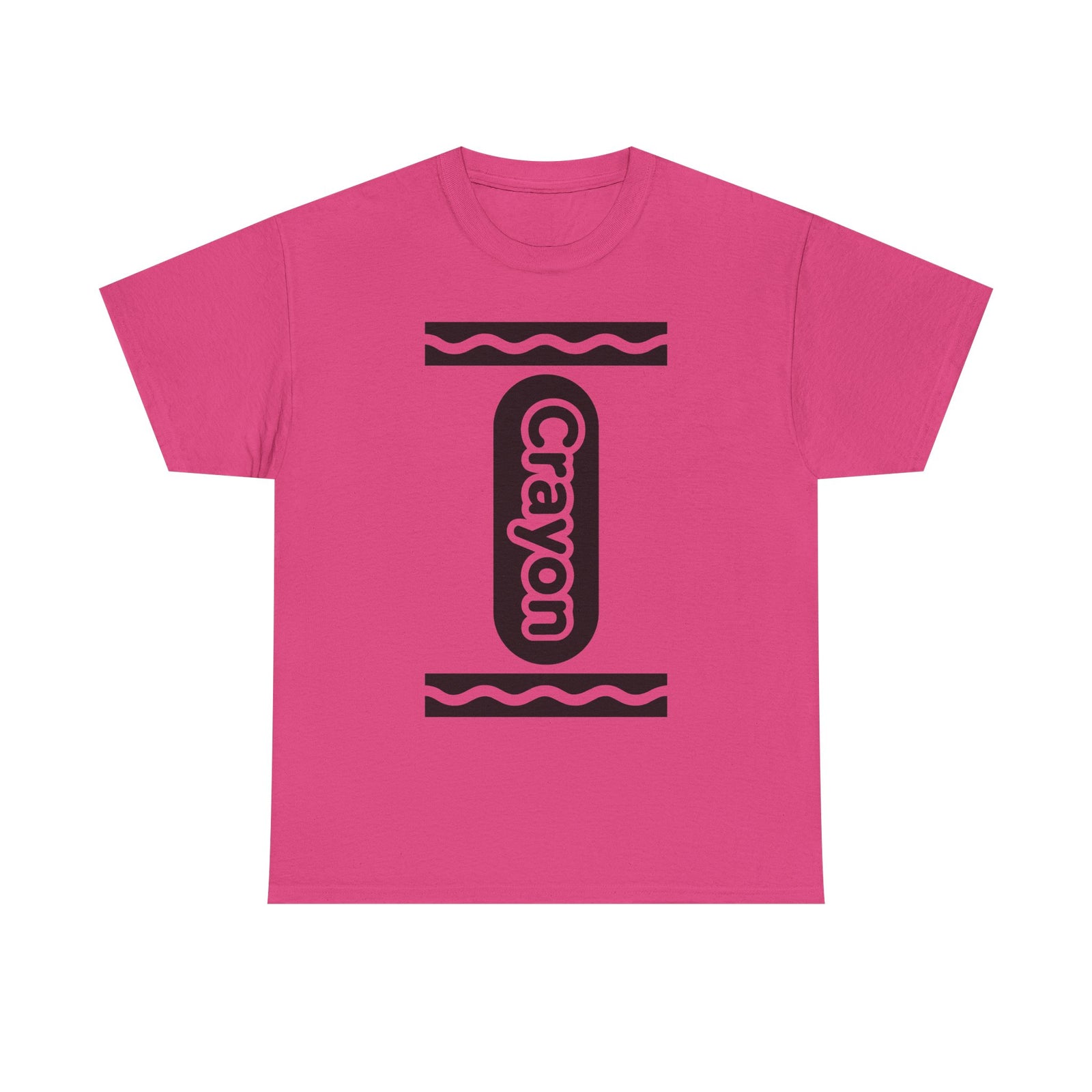 Crayon Costume Tee Retro Crayon Graphic T-Shirt