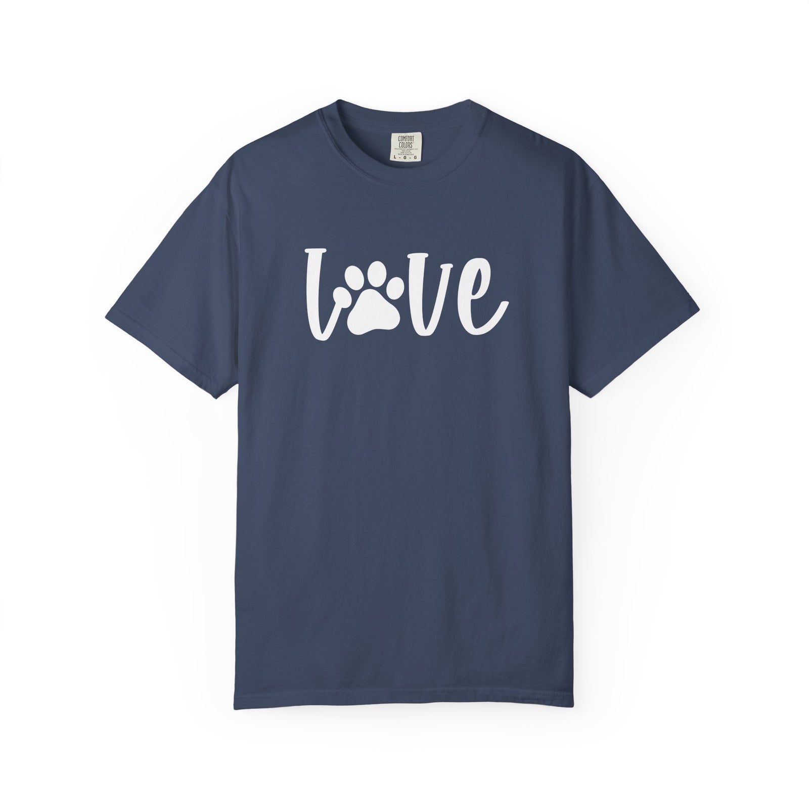 Love Paw T-Shirt Valentine's Day Cute Pet Lover Graphic Unisex Short Sleeve Tee