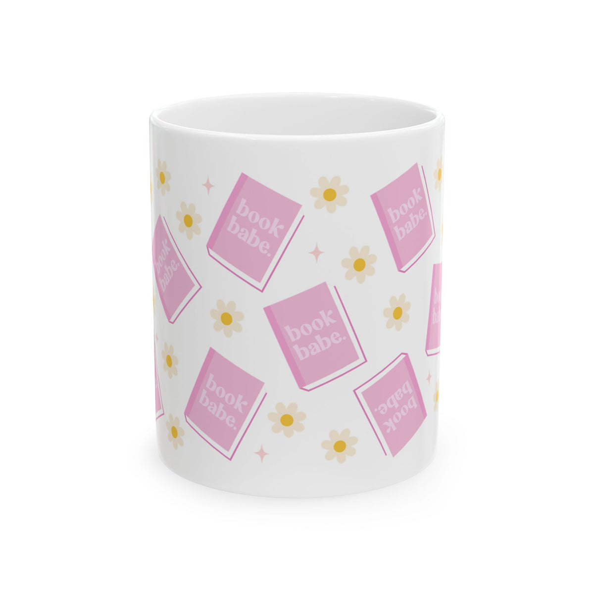 Book Babe Cute Ceramic Mug Coffee Cup (11oz & 15oz) - Sydney So Sweet