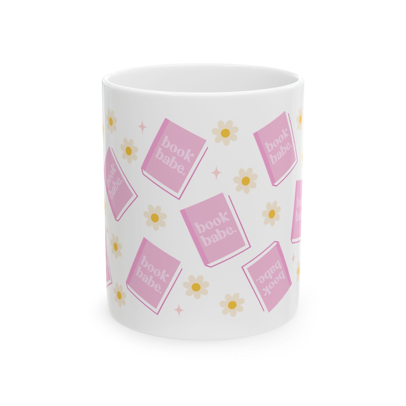 Book Babe Cute Ceramic Mug Coffee Cup (11oz & 15oz) - Sydney So Sweet