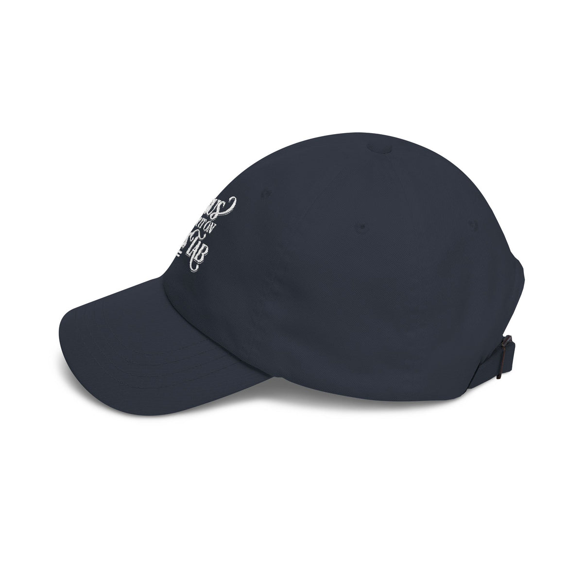 Jesus Put It On His Tab White Embroidered Christian Dad Cap Baseball Hat