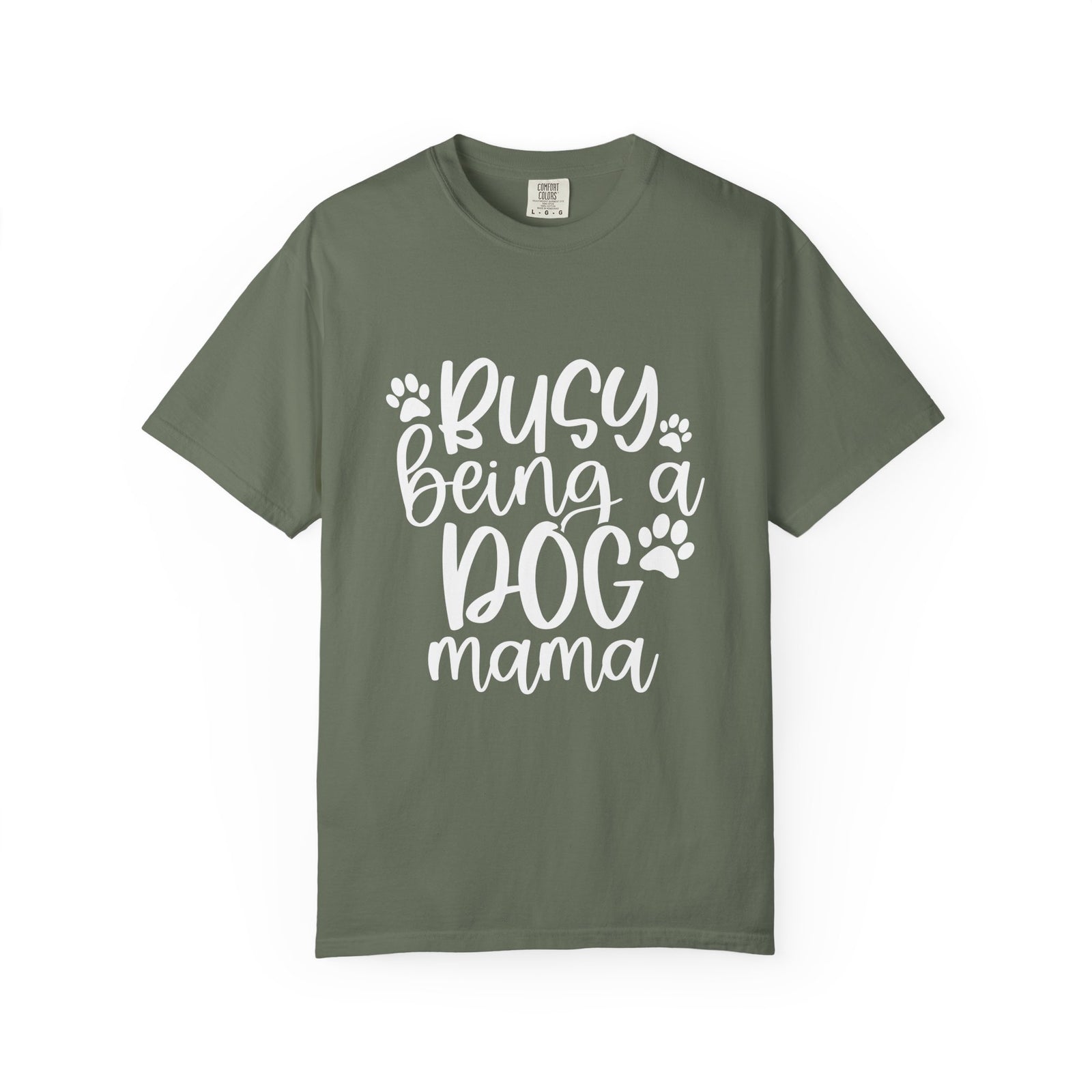 Busy Being a Dog Mama T-Shirt Cute Dog Lover Graphic Tee