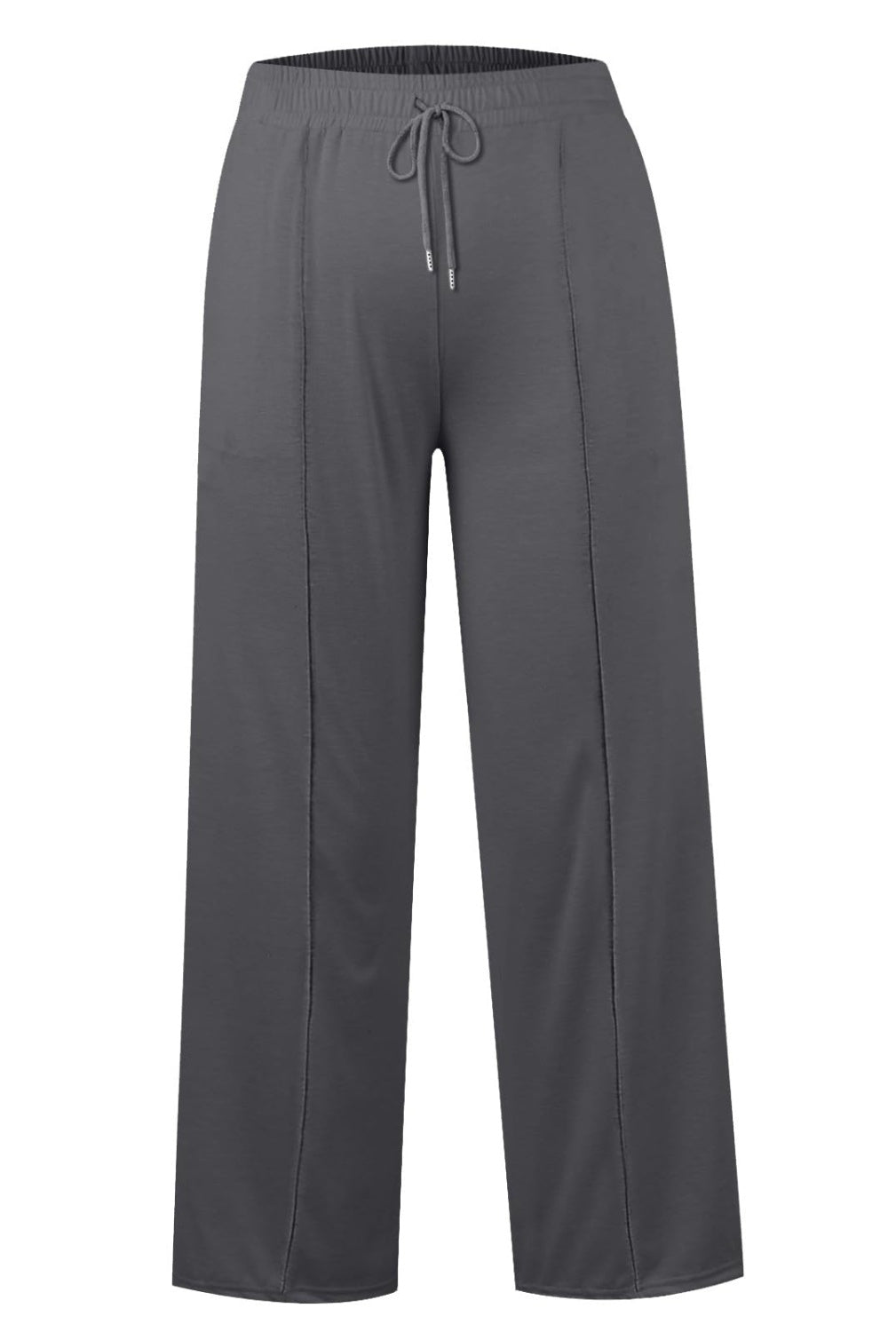 Drawstring Elastic Waist Wide Leg Pants - Sydney So Sweet