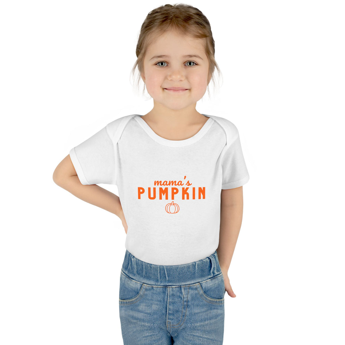 Mama's Pumpkin Infant Bodysuit Cute Fall Baby Onesie