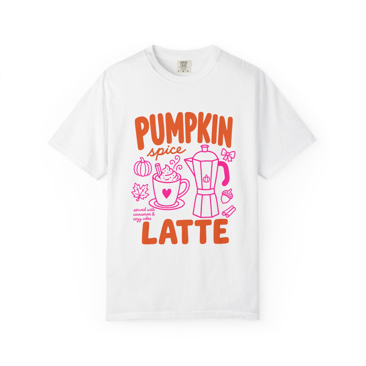 Pumpkin Spice Latte T‑Shirt Retro Fall Coffee Graphic Tee