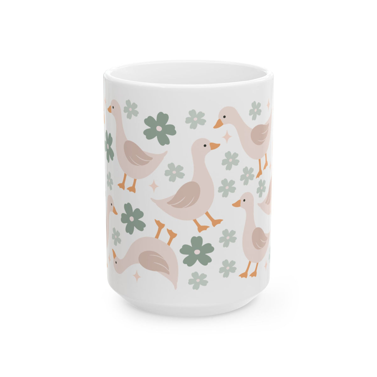 Duck Duck Cute Ceramic Mug Coffee Cup (11oz & 15oz) - Sydney So Sweet