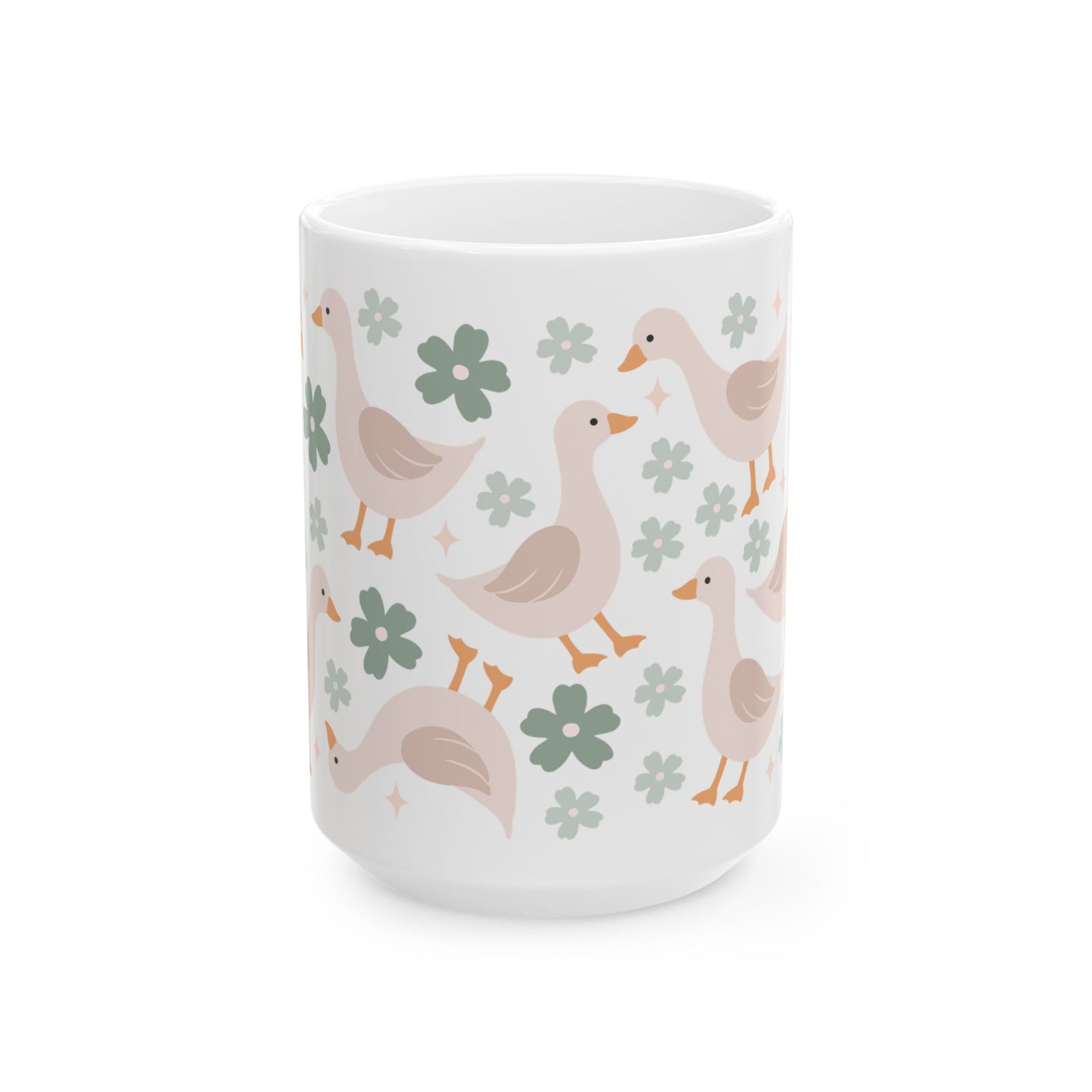 Duck Duck Cute Ceramic Mug Coffee Cup (11oz & 15oz) - Sydney So Sweet