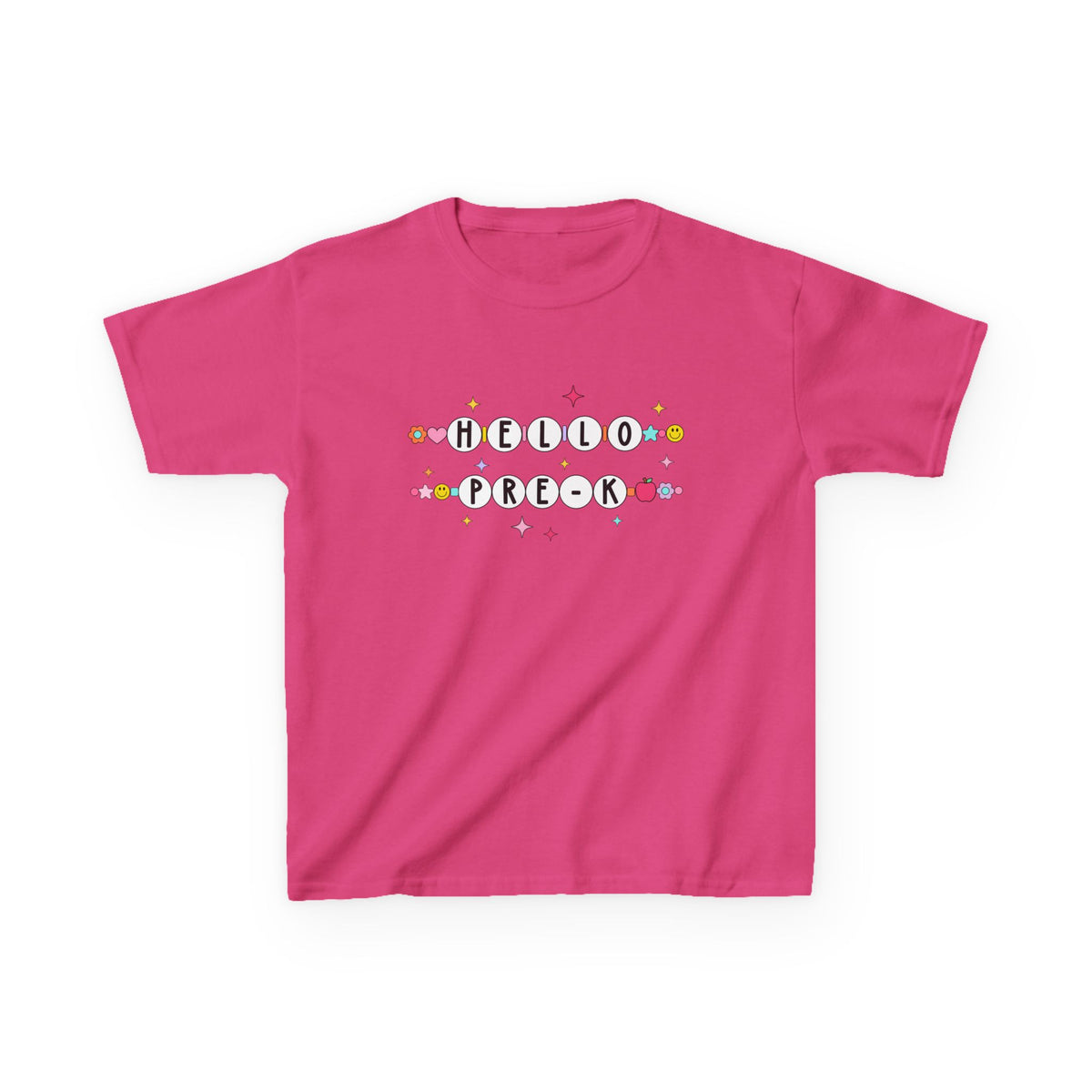 Friendship Bracelets Hello Pre-K Kids Tee Cute Preschool Back to School T-Shirt