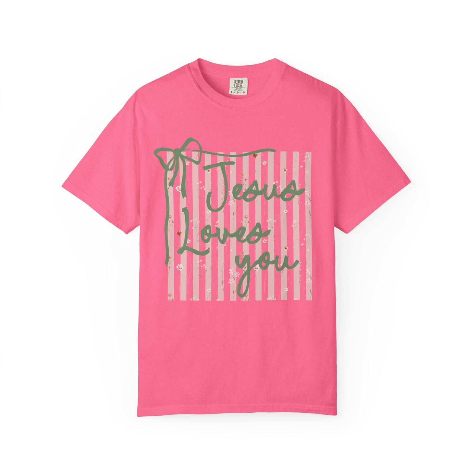 Jesus Loves You Graphic T-Shirt Christian Faith Graphic Tee