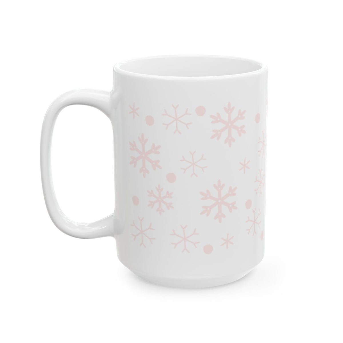 Winter Wonder Snowflakes Ceramic Mug Coffee Cup (11oz & 15oz)