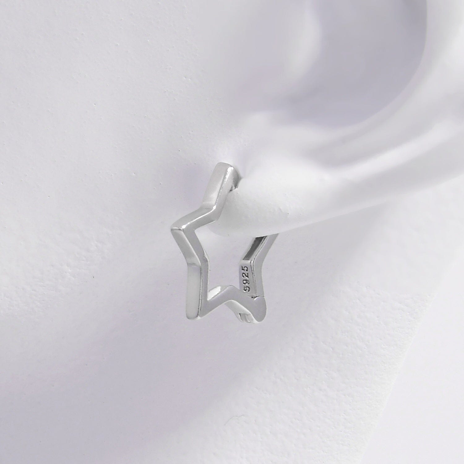 925 Sterling Silver Star Earrings - Sydney So Sweet