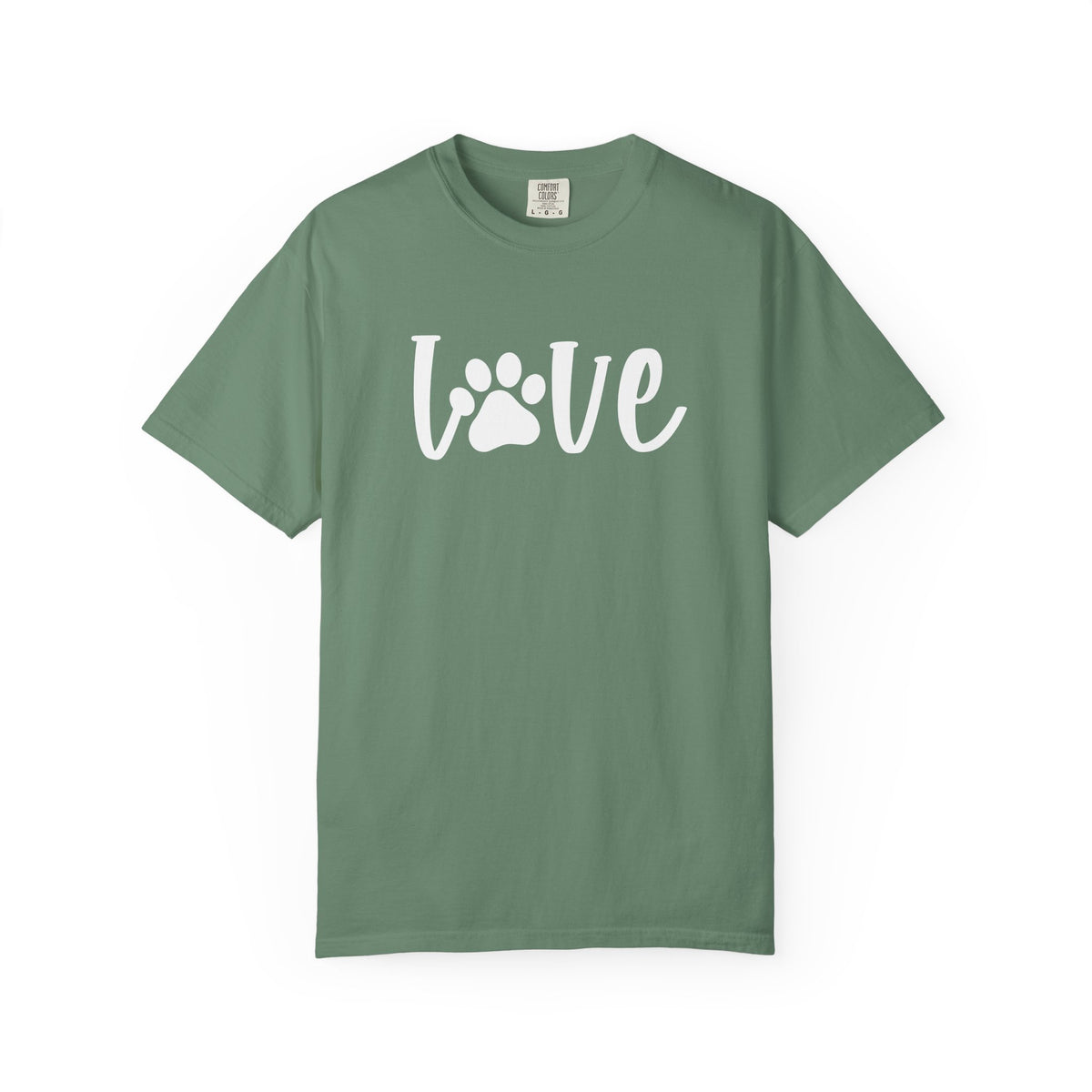 Love Paw T-Shirt Valentine's Day Cute Pet Lover Graphic Unisex Short Sleeve Tee
