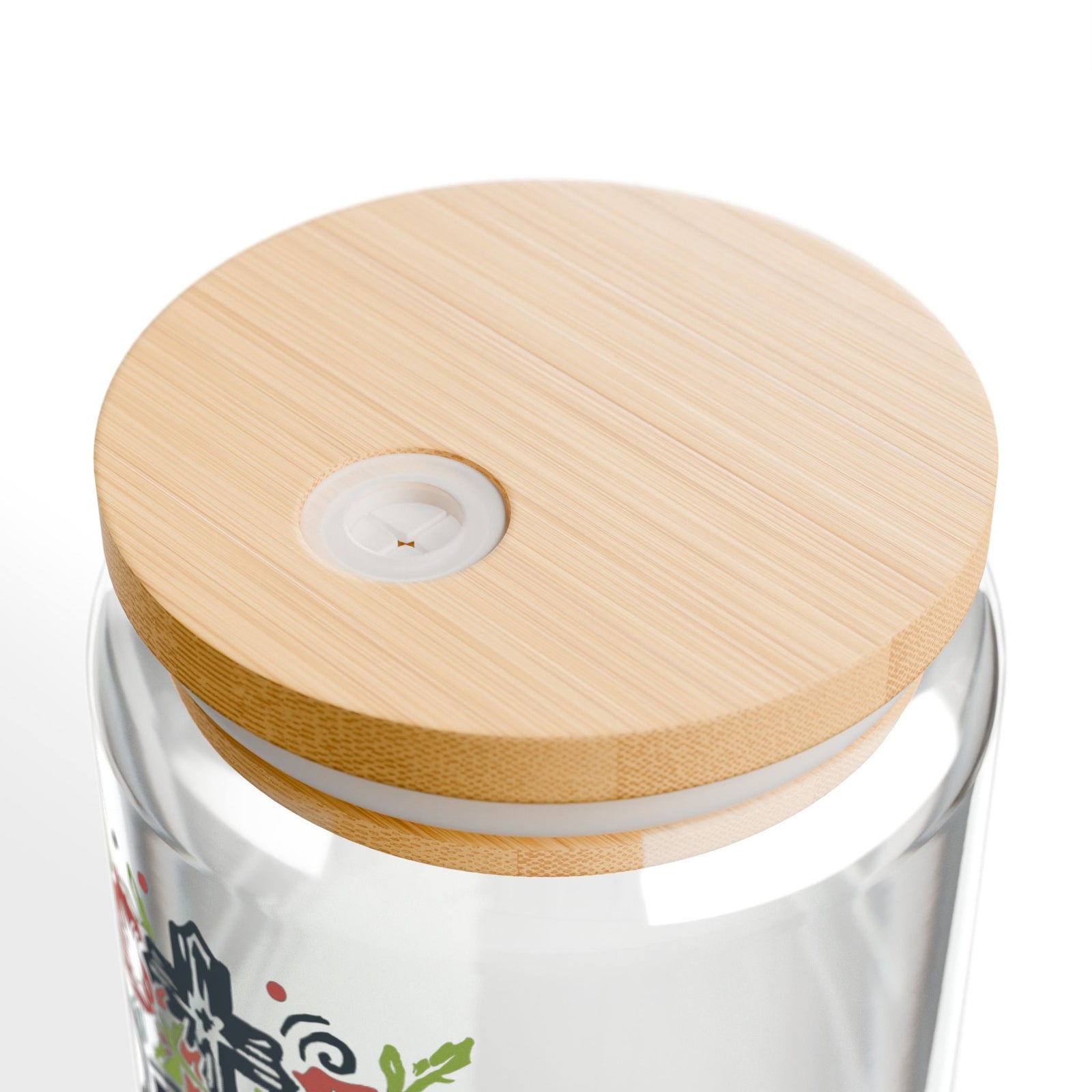 Death Is Defeated Christian Sipper Glass 16oz Reusable Drink Jar with Lid & Straw