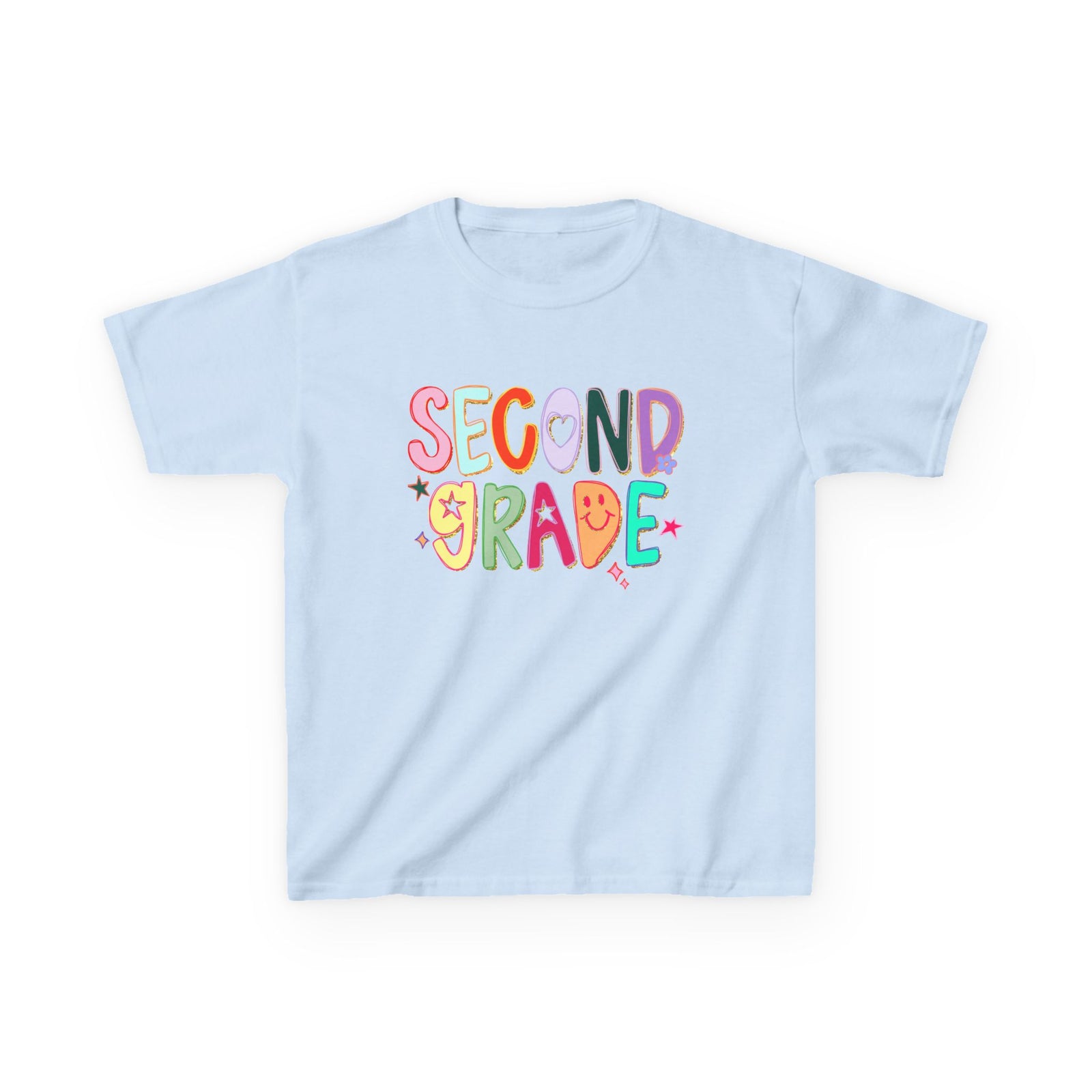 Second Grade Kids T-Shirt Cute & Colorful Back to School 2nd Grade Tee