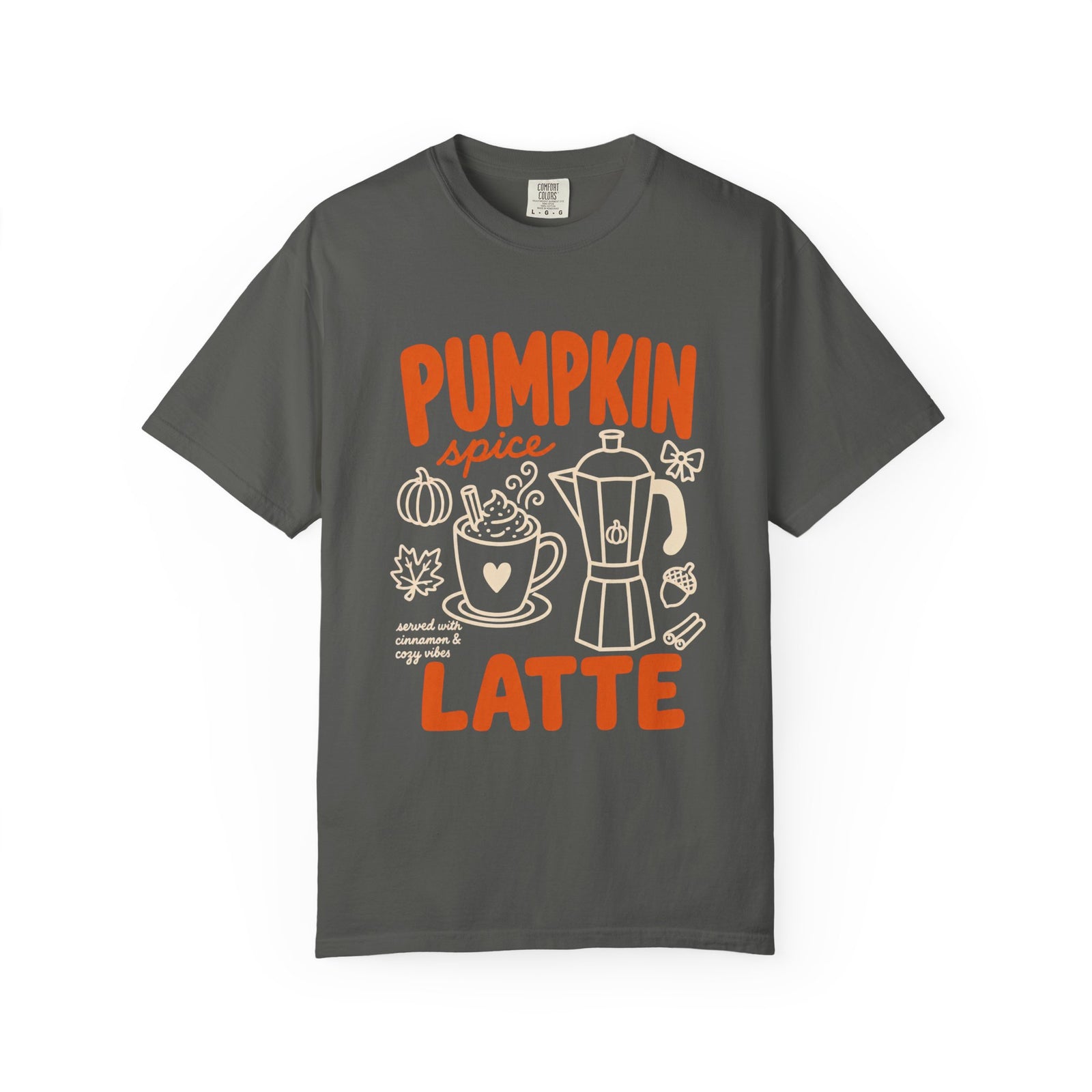 Pumpkin Spice Latte T‑Shirt Retro Fall Coffee Graphic Tee
