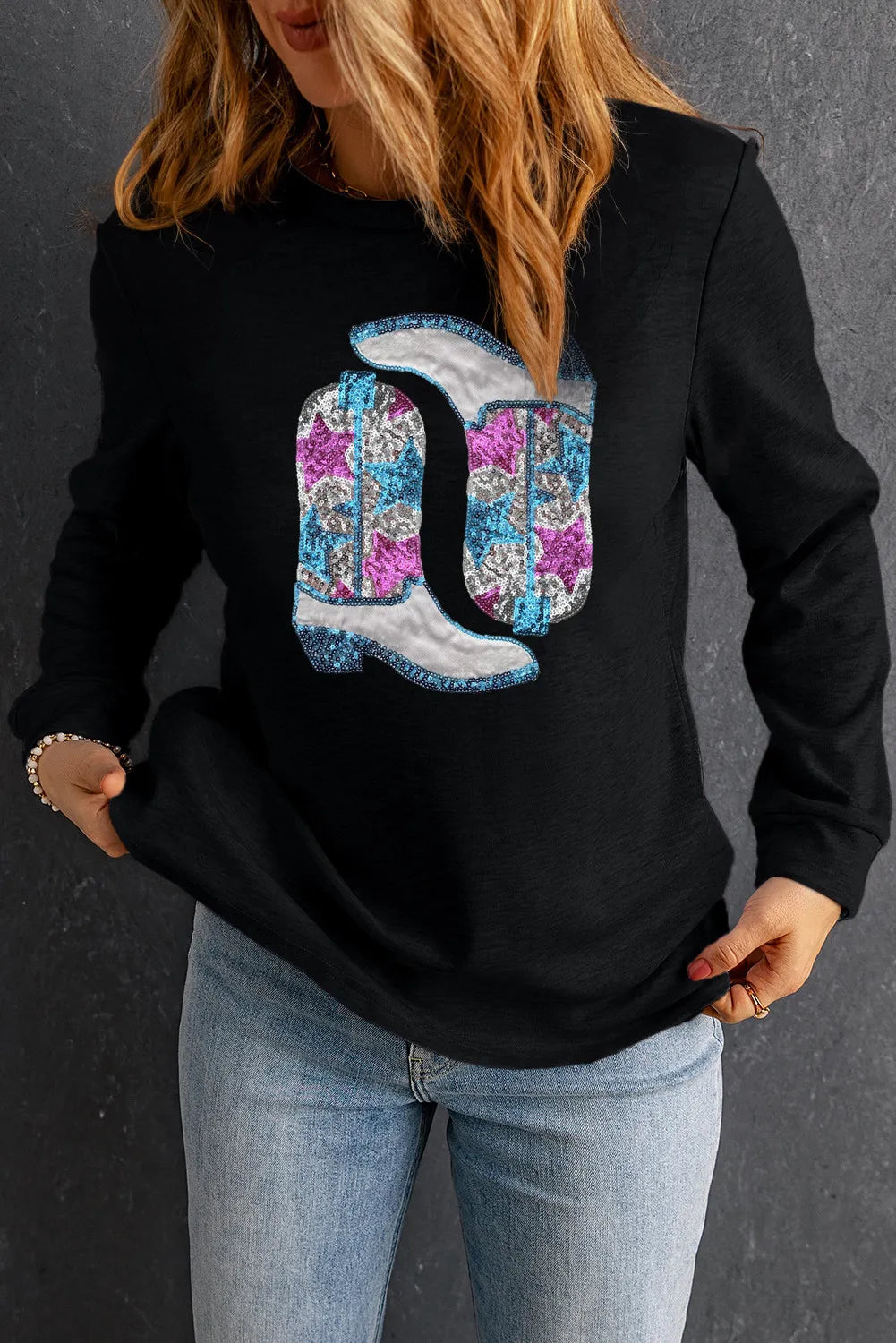 Boots Women's Graphic Long Sleeve Sweatshirt - Sydney So Sweet