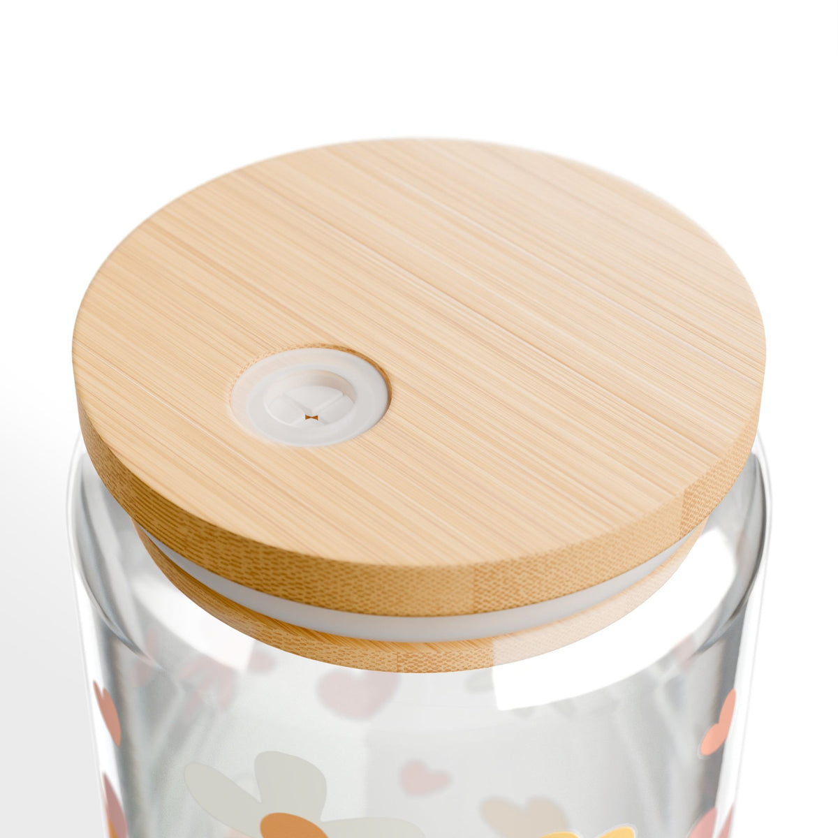 Summer Tumbler Sipper Glass 16oz — Reusable Drink Jar with Lid & Straw
