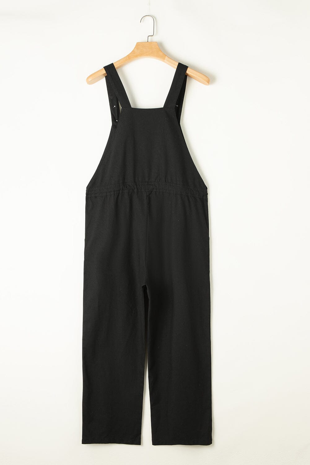 Drawstring Wide Strap Overalls with Pockets - Sydney So Sweet