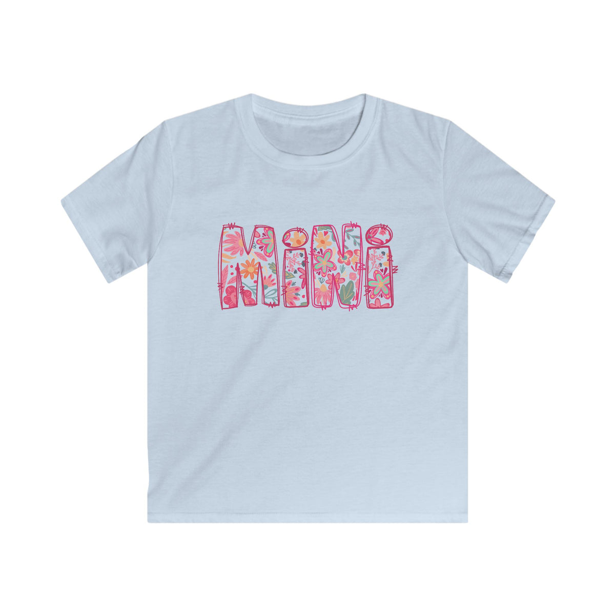 Mini Abstract Floral Graphic Kids' Mom & Me T-Shirt