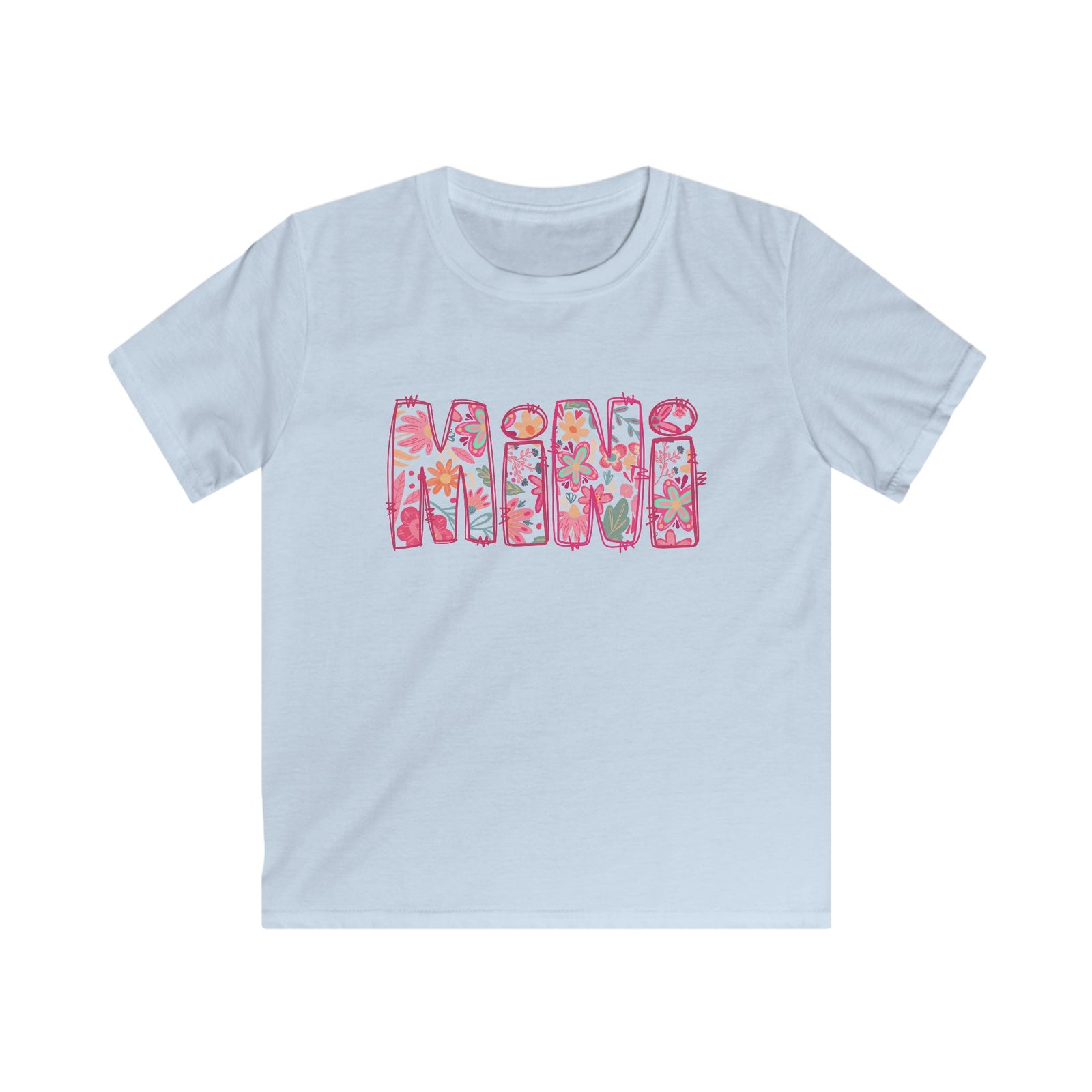 Mini Abstract Floral Graphic Kids' Mom & Me T-Shirt