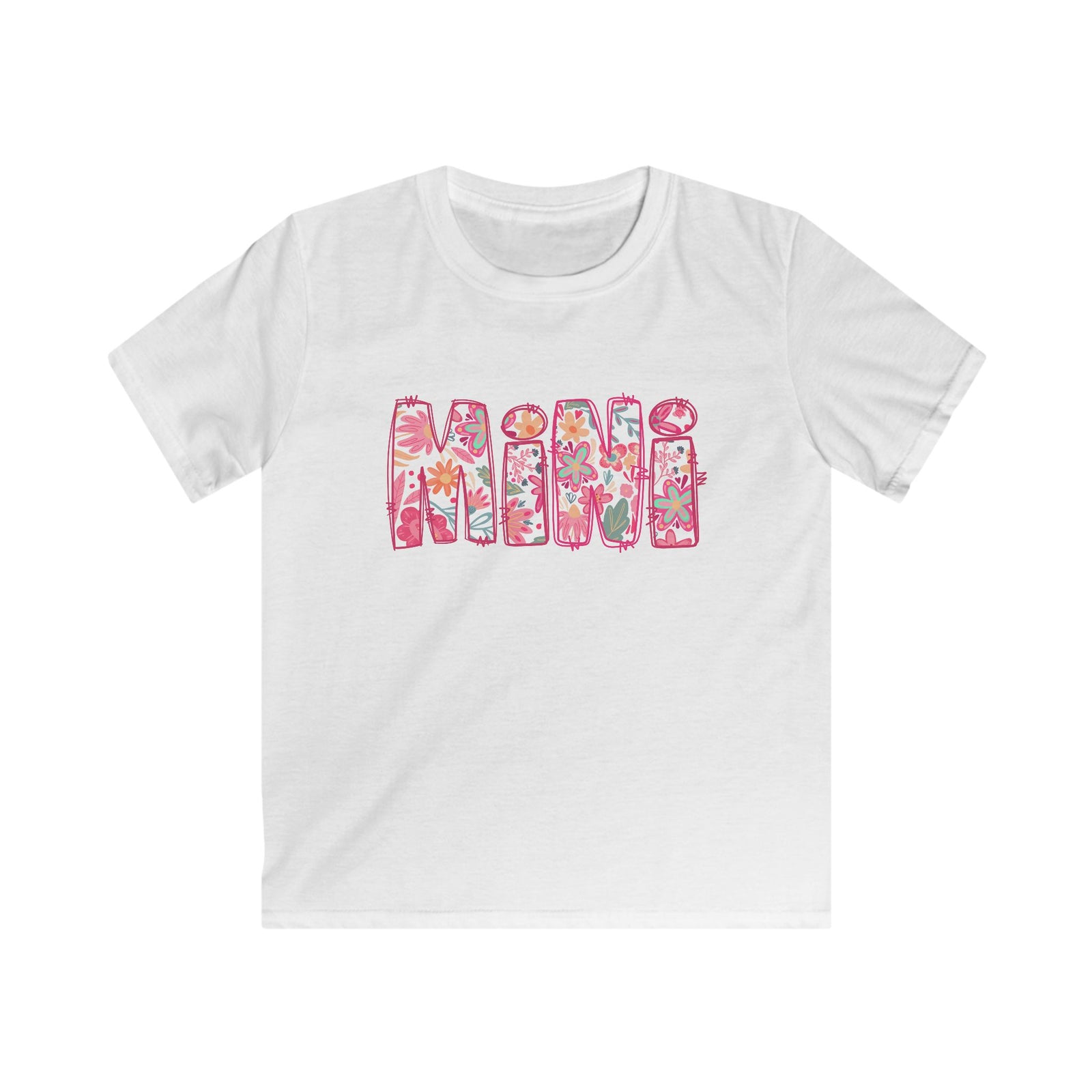 Mini Abstract Floral Graphic Kids' Mom & Me T-Shirt