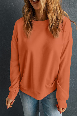 Round Neck Dropped Shoulder Sweatshirt - Sydney So Sweet